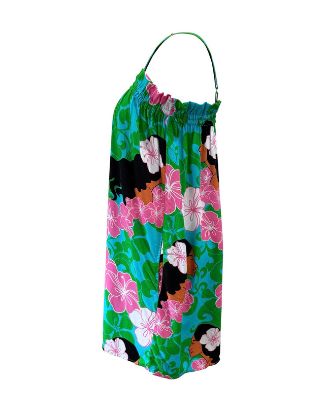 Natasha Dress in Sweet Lady-Green River