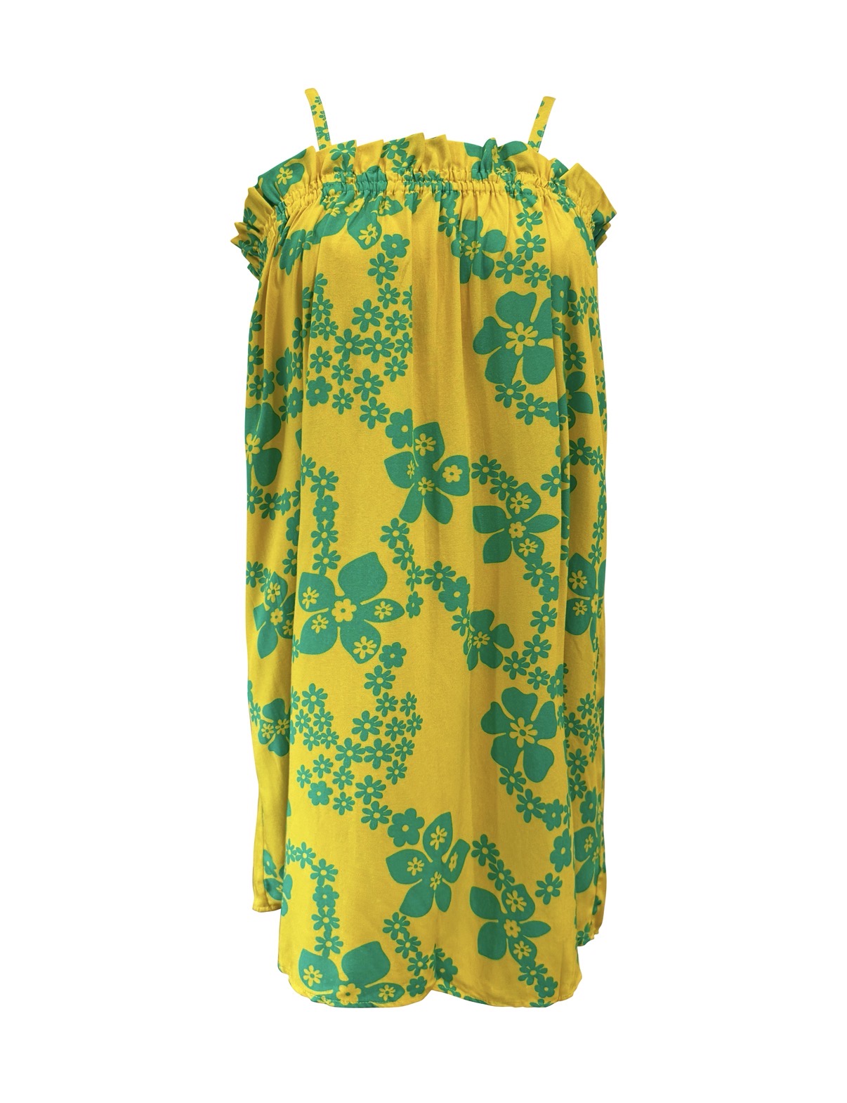 Natasha Dress in Yellow Lei Pareu