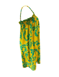 Natasha Dress in Yellow Lei Pareu