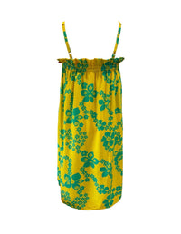 Natasha Dress in Yellow Lei Pareu