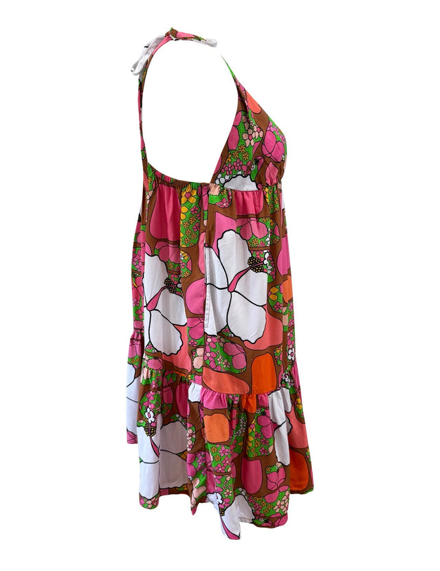 Paulette Dress in Pua Patches