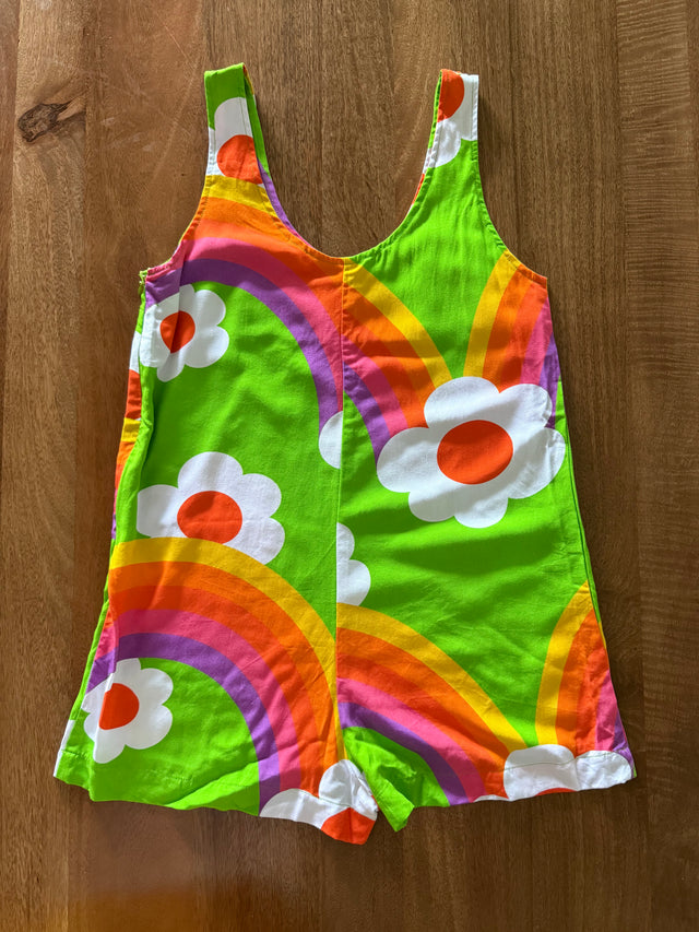 Patsy Romper in Pua Kala Rainbows