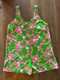Patsy Romper in Watermelon Lei