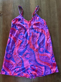 Iolani Romper in Electric Blooms
