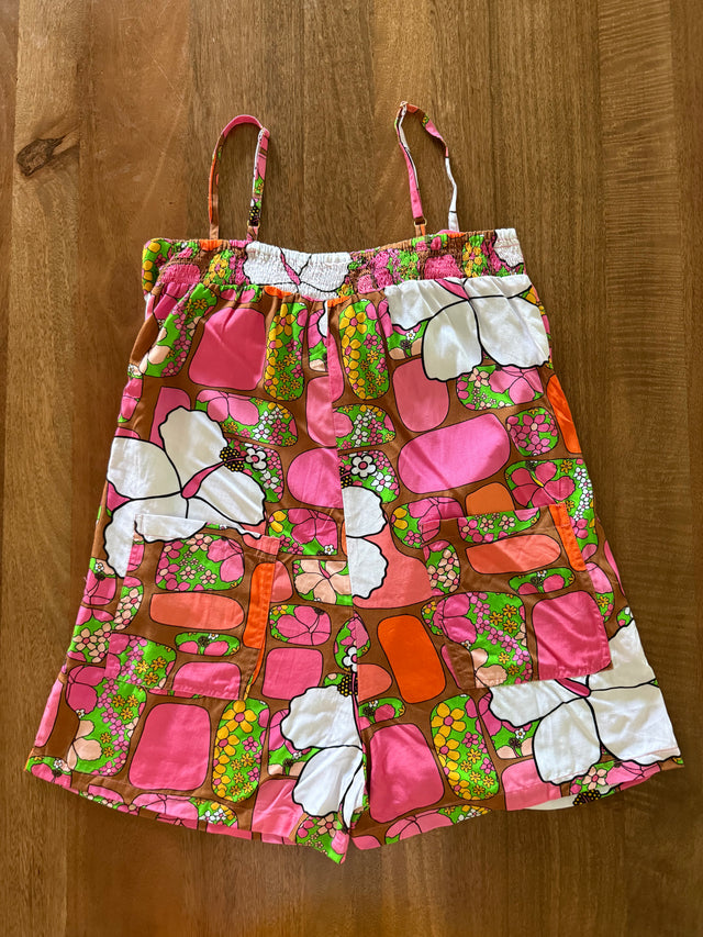 Iolani Romper in Pua Patches