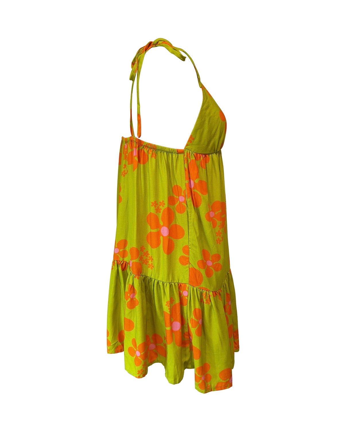 Paulette Dress in Olive Nau