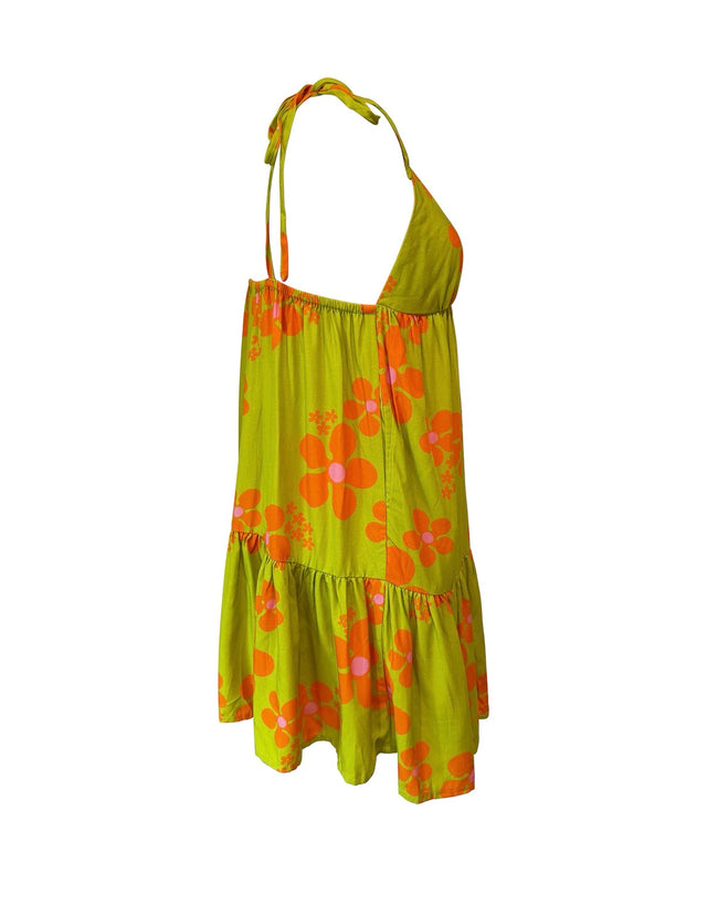 Paulette Dress in Olive Nau