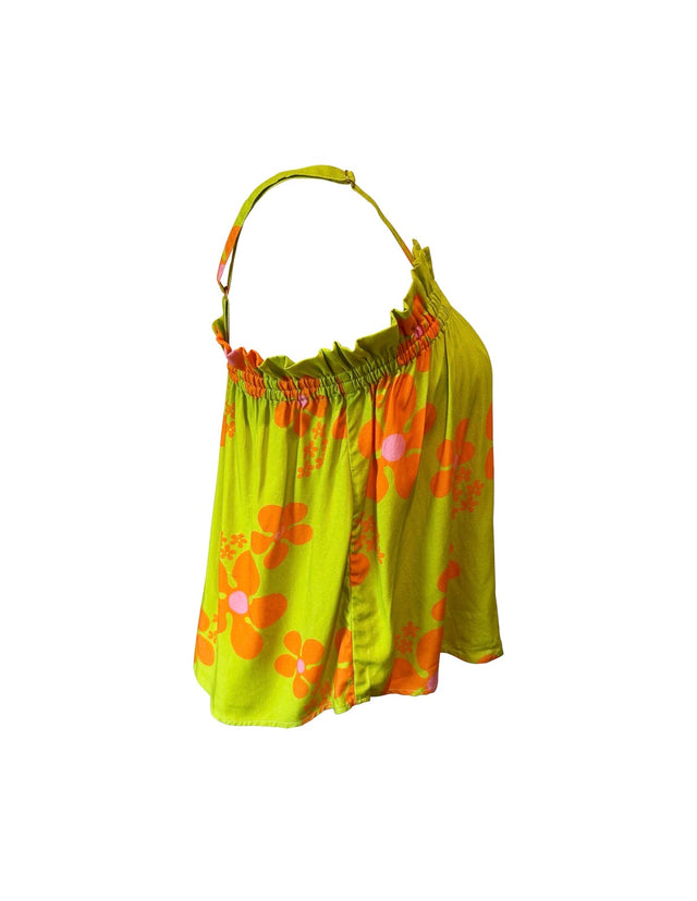 Natasha Top in Olive Nau
