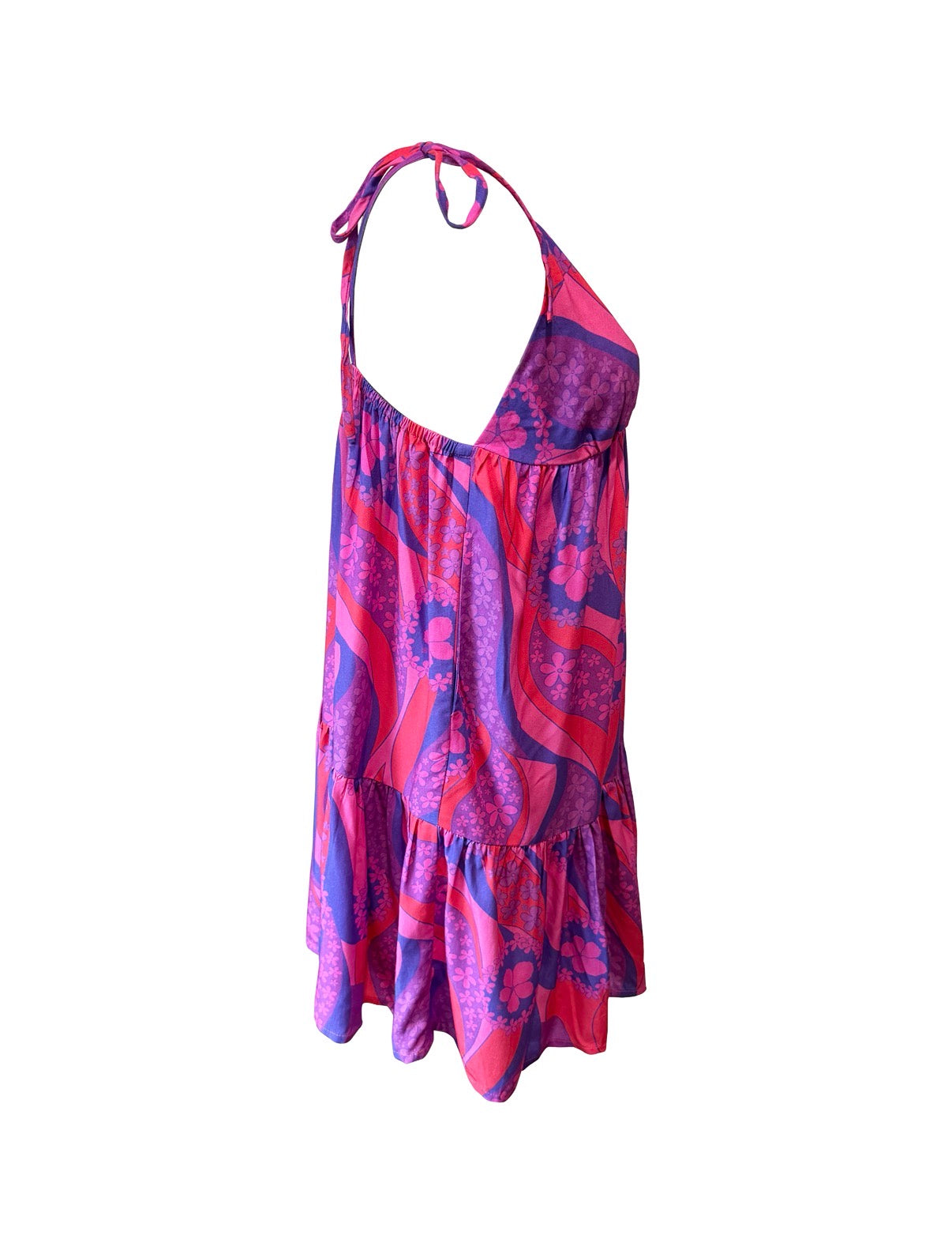 Paulette Dress in Electric Bloom