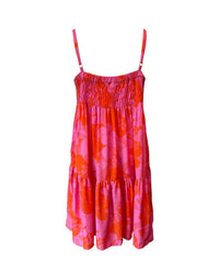Mini Rell Dress in Mod Strawberry Guava