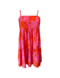 Mini Rell Dress in Mod Strawberry Guava