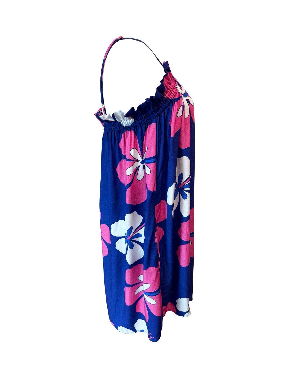 Natasha Dress in Electric Hibiscus