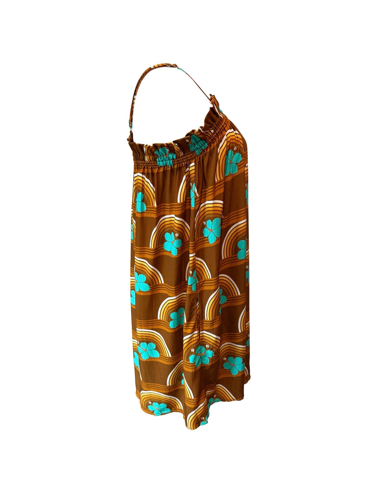 Natasha Dress in Hibiscus Sunset