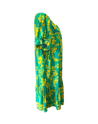 Emma Dress in Teal Lei Pareu