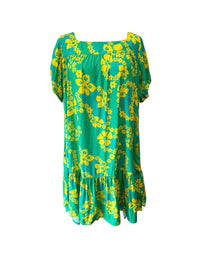 Emma Dress in Teal Lei Pareu