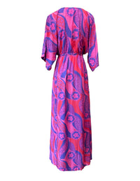 Maxi Alice Dress in Electric Blooms