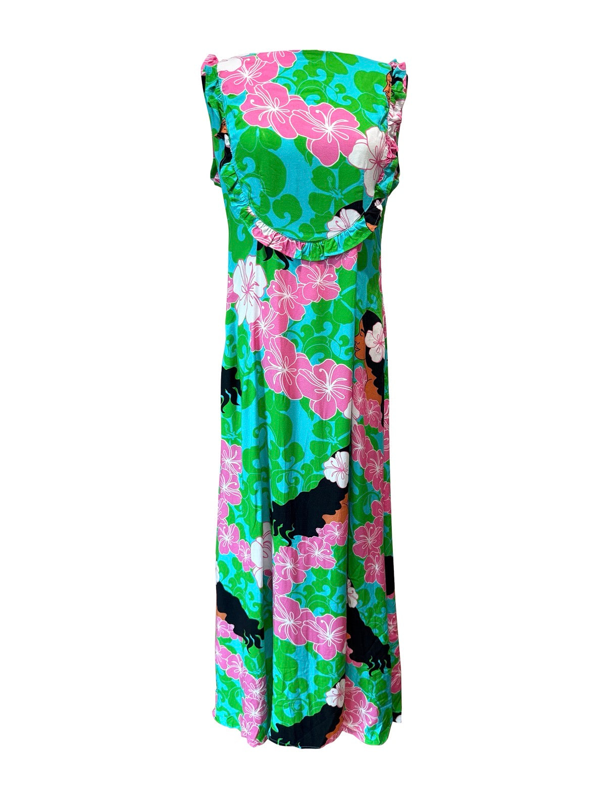 Maxi Bernice Dress in Sweet Lady-Green River