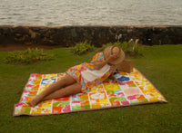 Pre-Order Hibiscus Squares Quilt