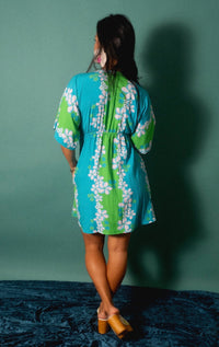 Mini Alice Dress in Lagoon Bloom