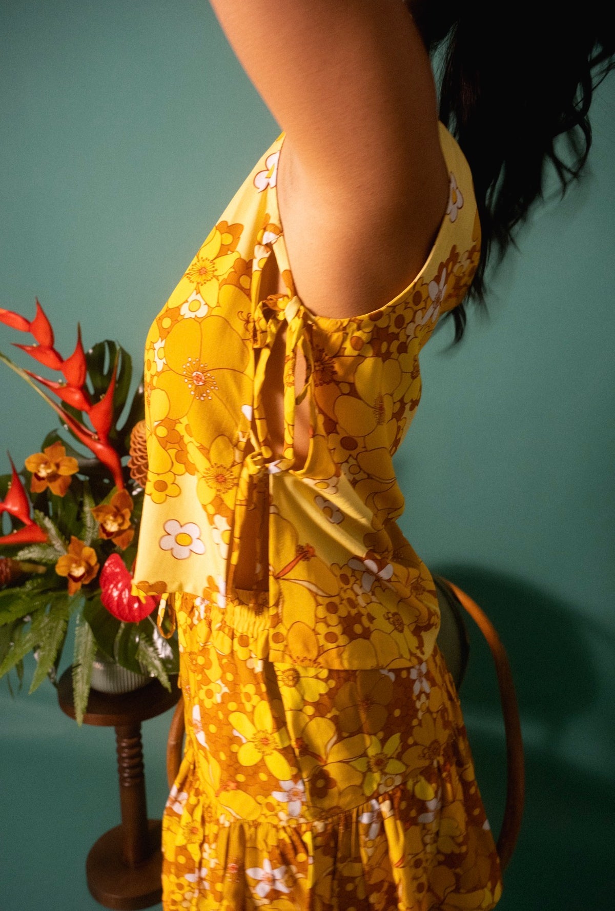 Moani Top in Sunshine Blooms