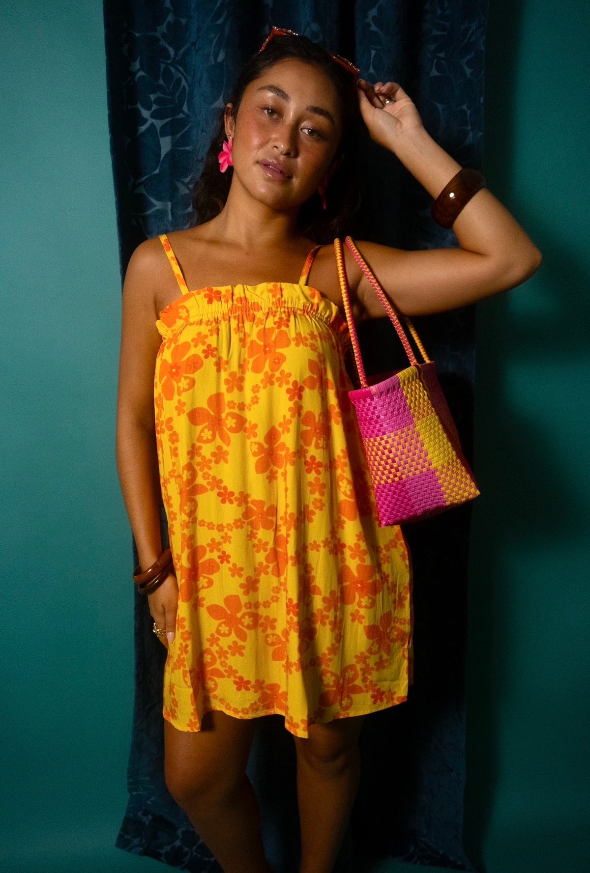 Natasha Dress in Mango Lei