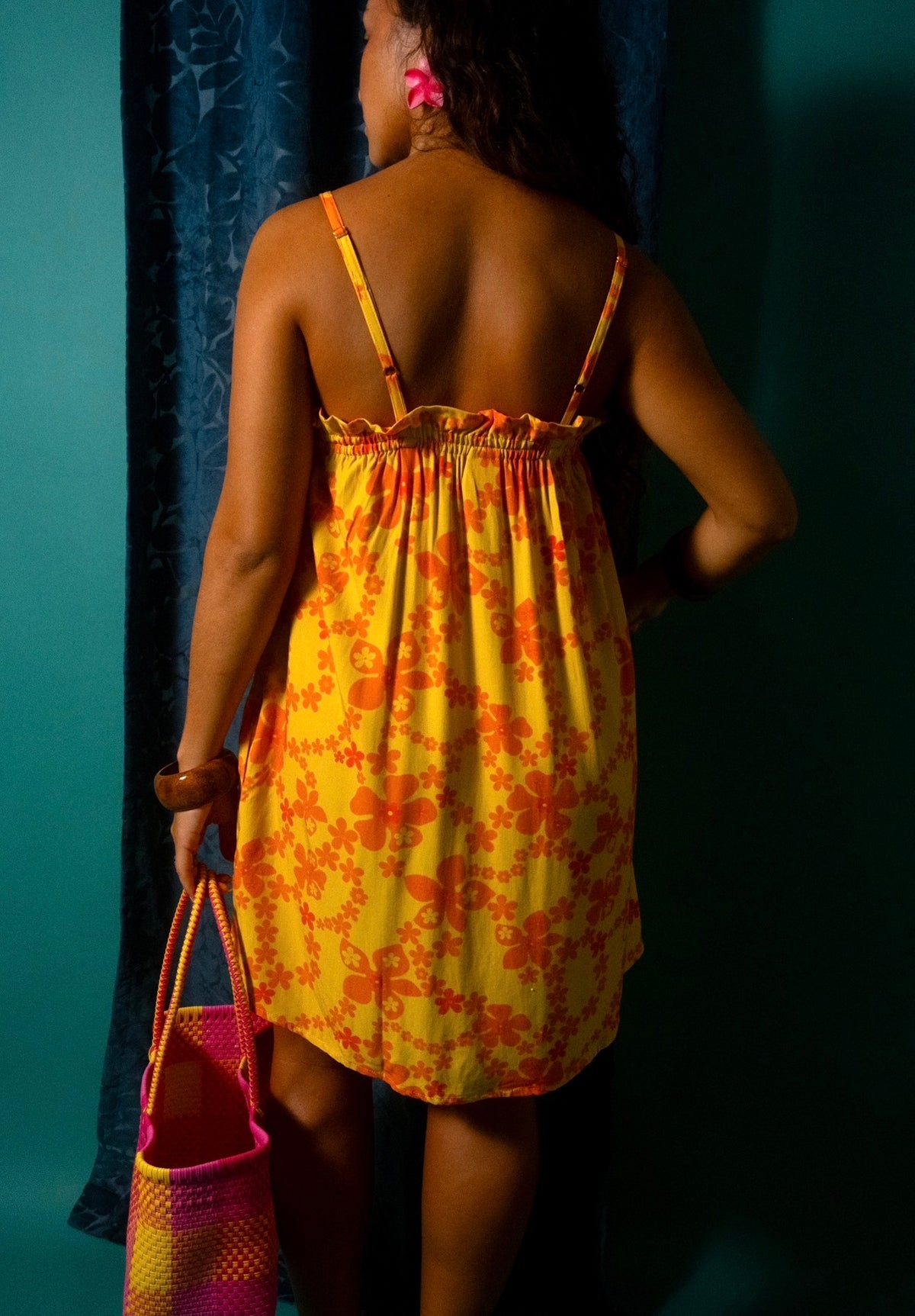 Natasha Dress in Mango Lei