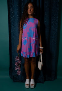 Quinn Dress in Mod Cotton Candy