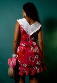 Mini Haunani Dress in Pink Tiare Garden