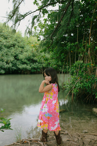 Kaliko Girlʻs Dress in Pua Party
