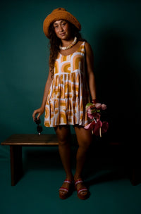 Isabella Dress in Golden Rainbows