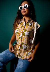 Mary Top in Hibiscus Halo