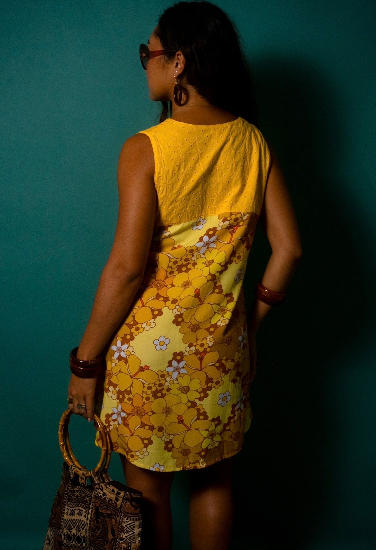 Laura Dress in Sunshine Blooms