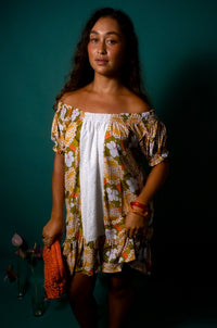 Abigail Dress in Hibiscus Halo