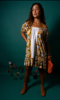 Abigail Dress in Hibiscus Halo