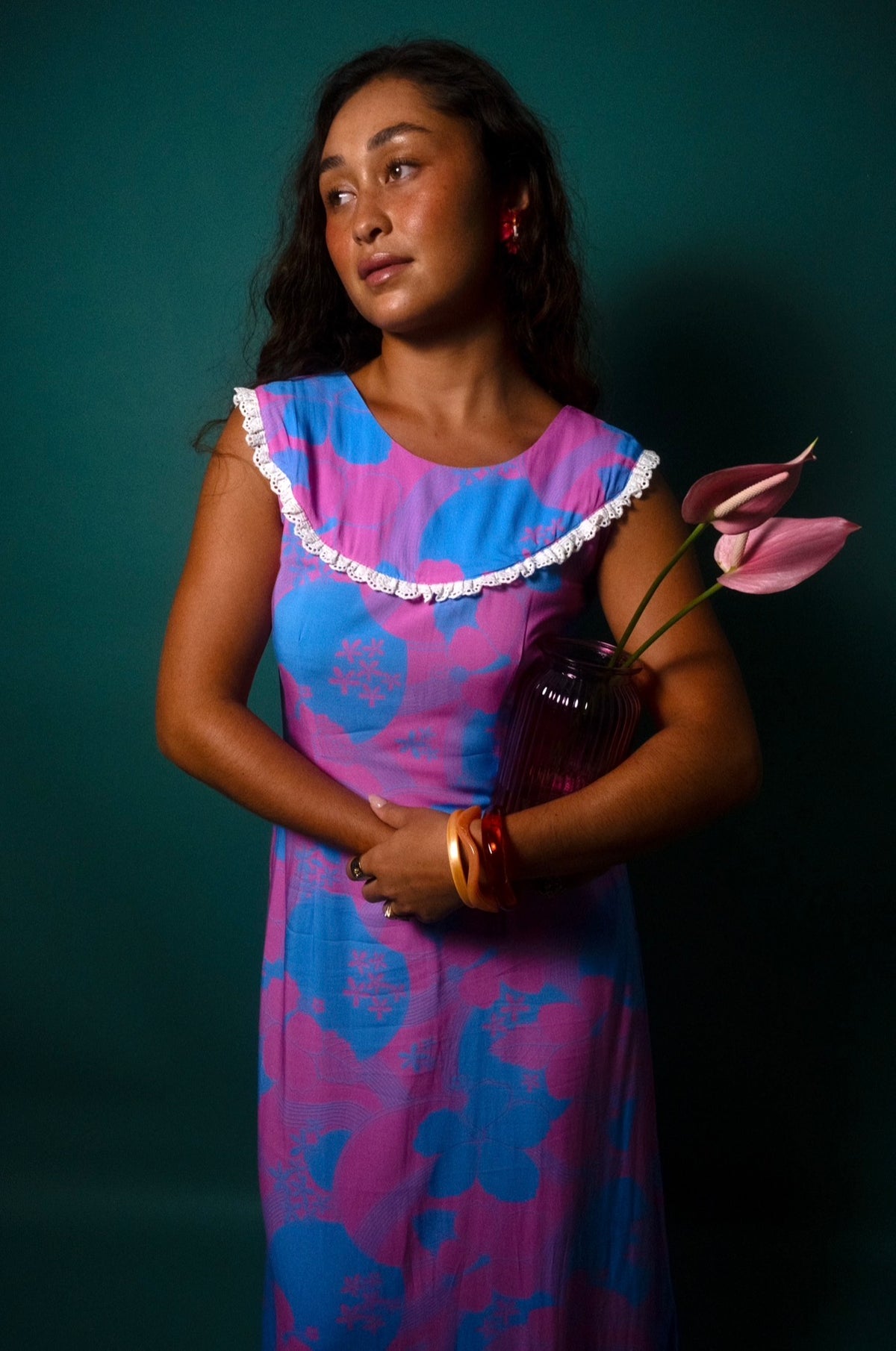 Haunani Dress in Mod Cotton Candy