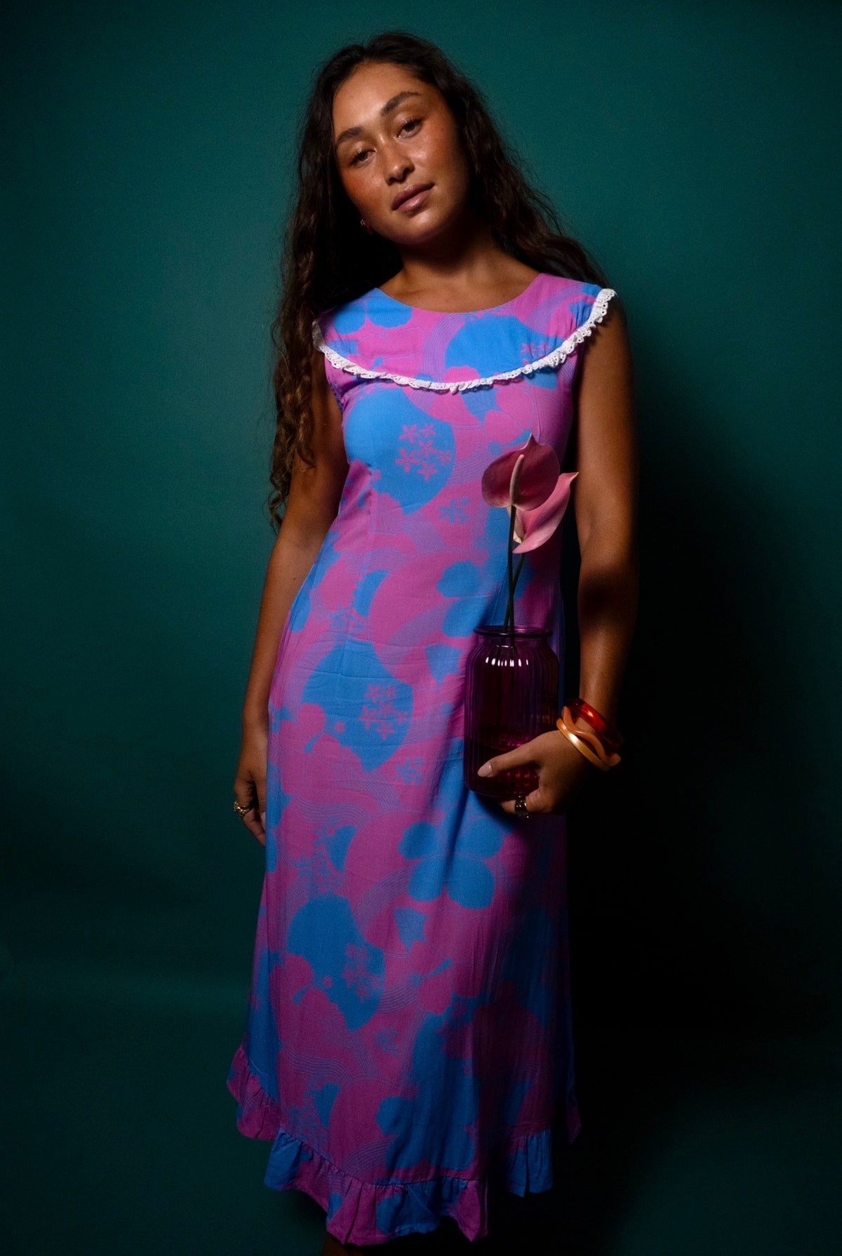 Haunani Dress in Mod Cotton Candy
