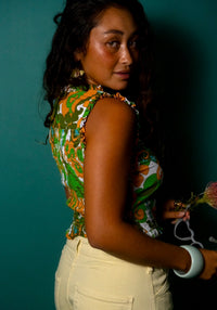 Lucy Top in Psychedelic Lemon Lime