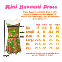Mini Haunani Dress in Watermelon Lei