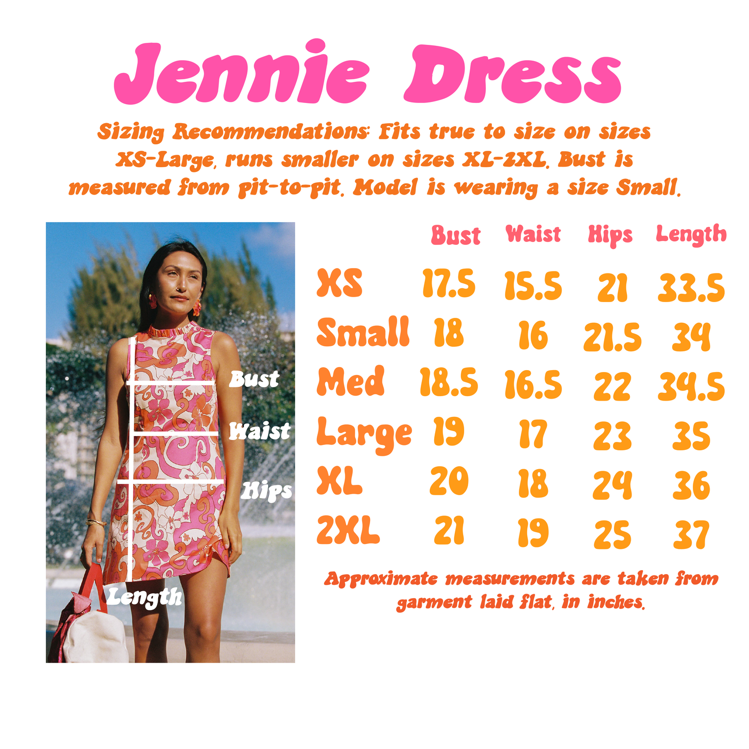 Jennie Dress in Orange Lei Pareu