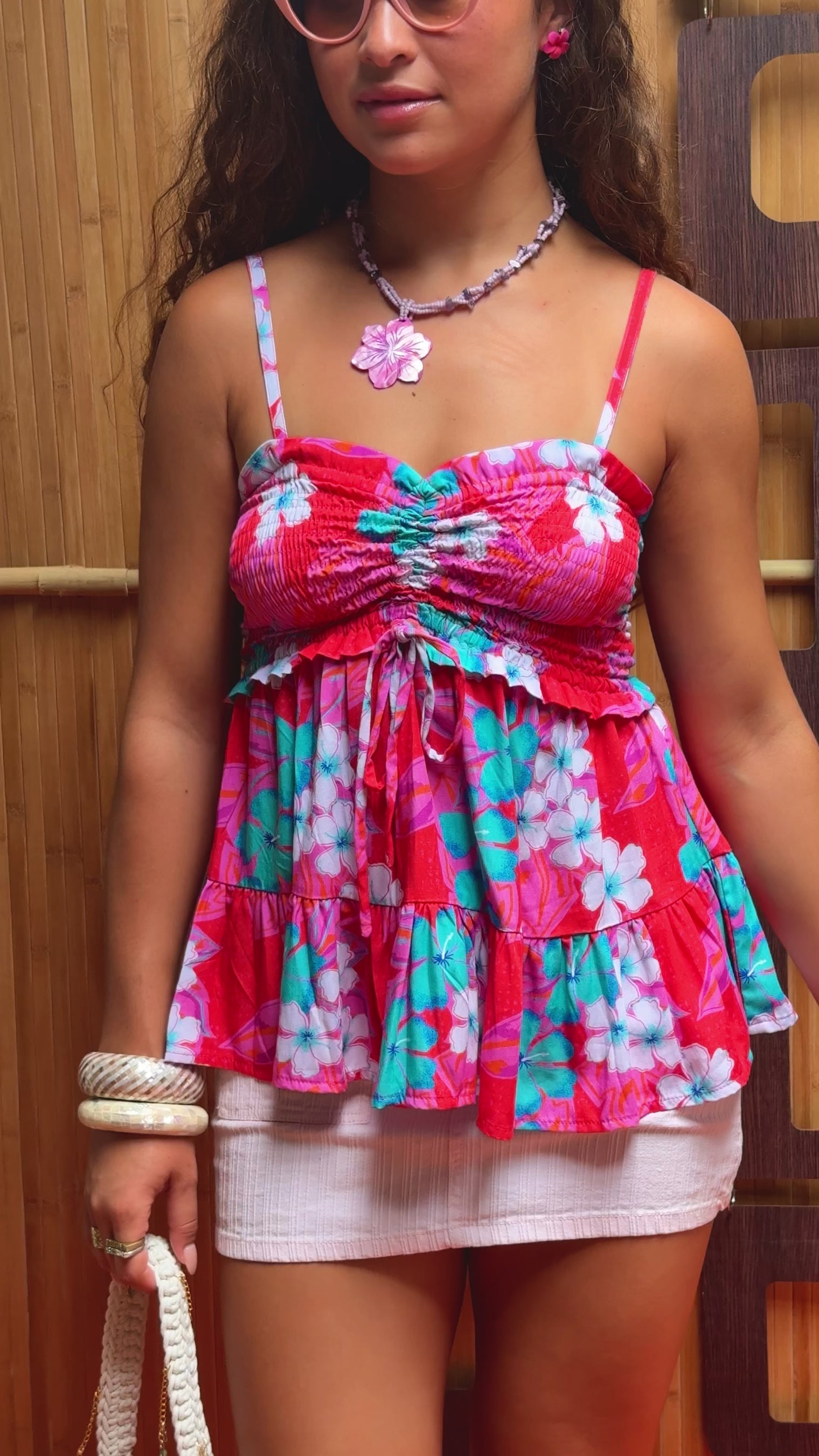 Lydia Top in Island Breeze