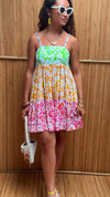 Mini Rell Dress in Rainbow Dream