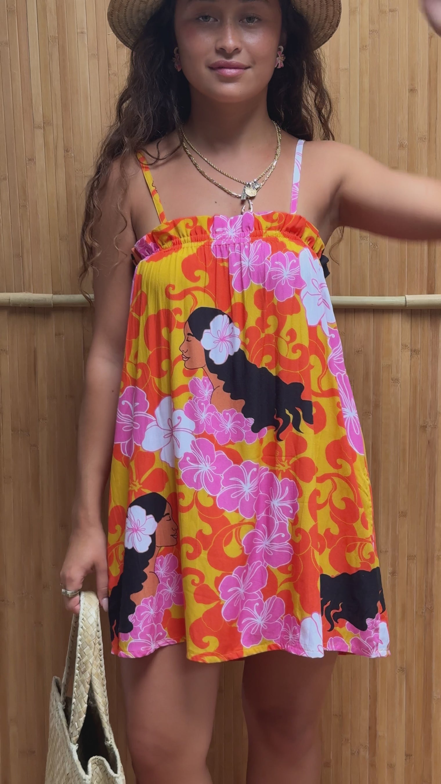 Natasha Dress in Sweet Lady-Li hing Lemon